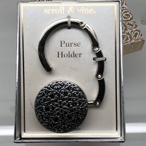 Scroll & Vine Foldable Purse Hook